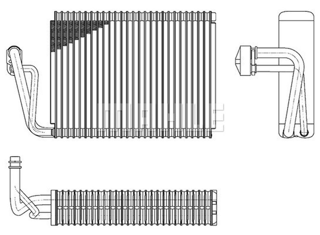 MAHLE PC Evaporator AE52000P