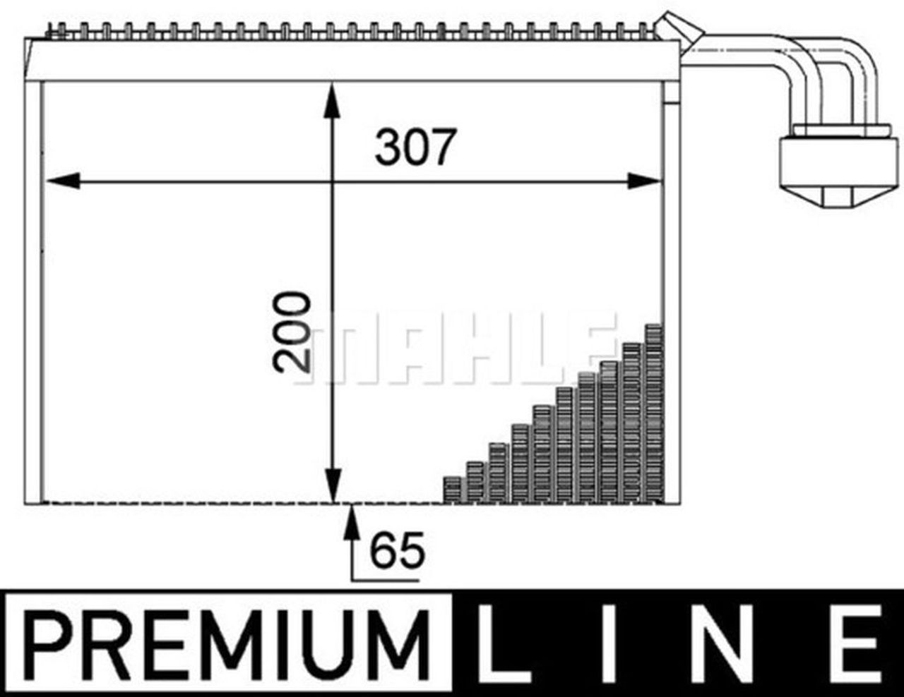 MAHLE PC Evaporator AE63000P