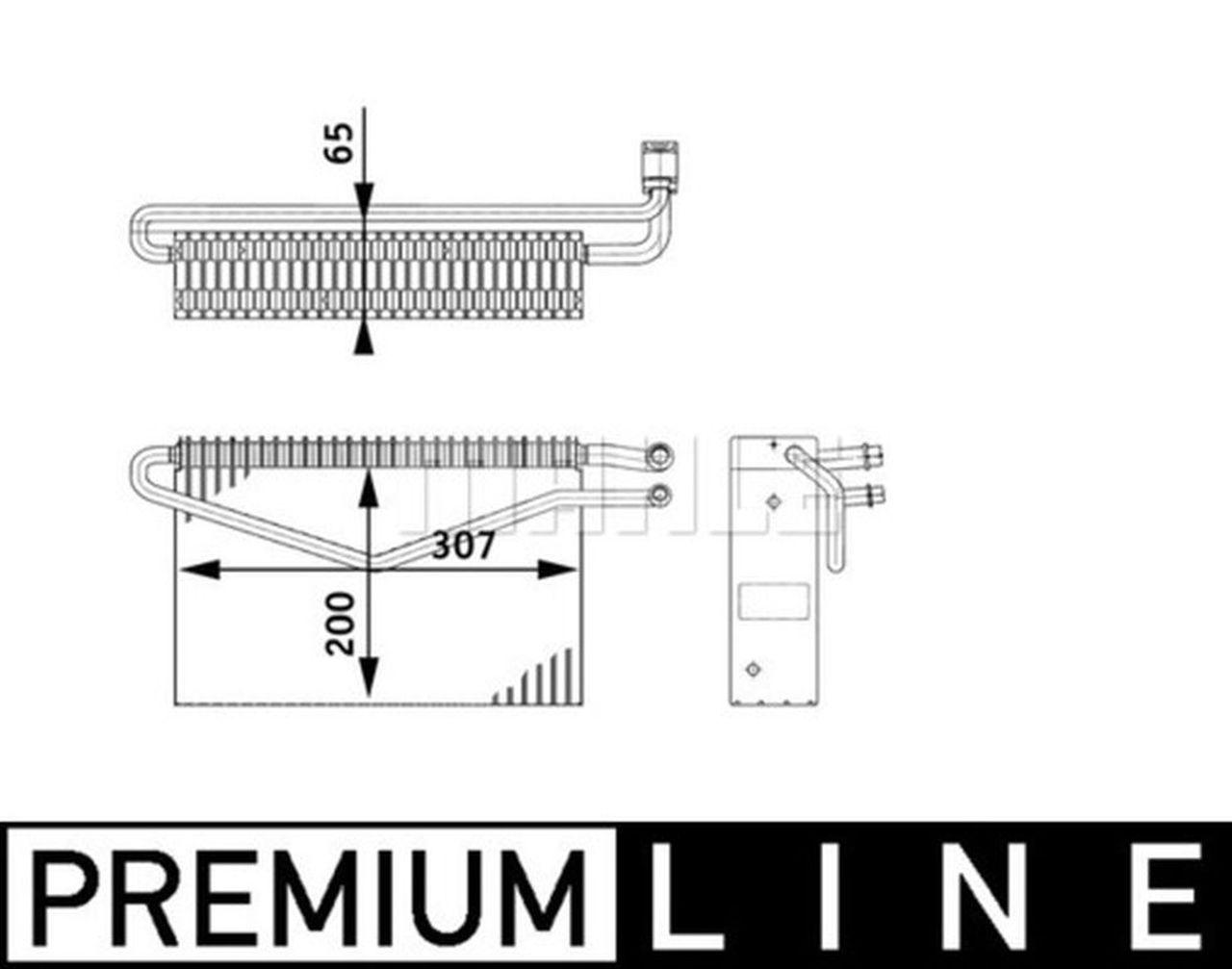MAHLE Truck/Bus Evaporator AE67000P