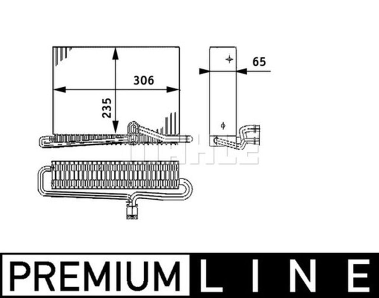 MAHLE Truck/Bus Evaporator AE74000P