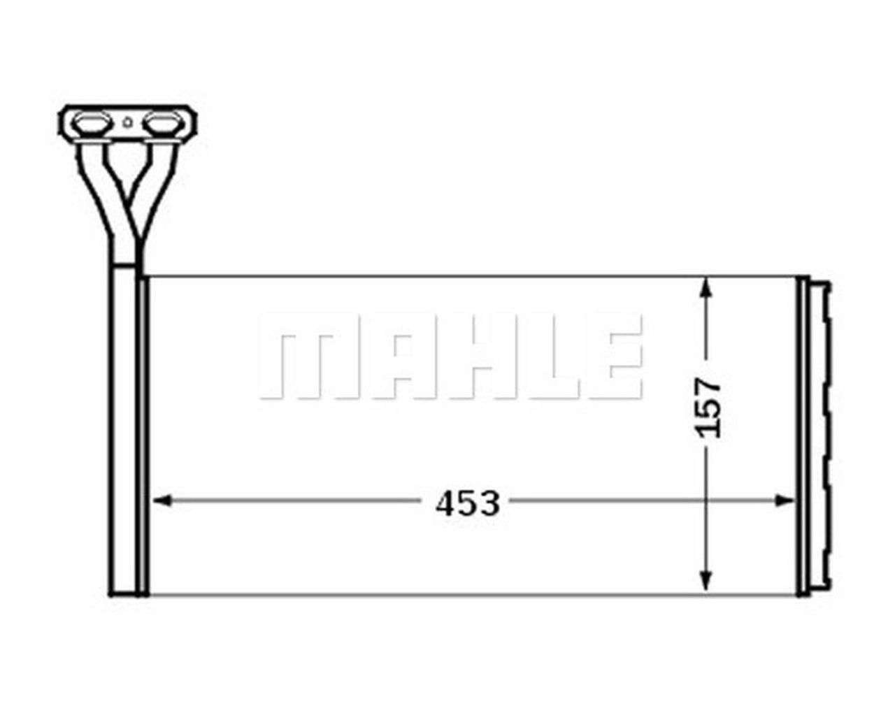 MAHLE Truck/Bus Interior heat exchanger AH46000S