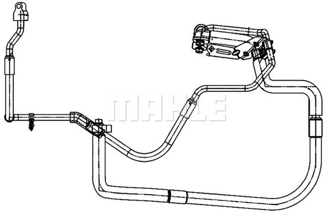 MAHLE LCV Aircon pipes and hoses AP110000P