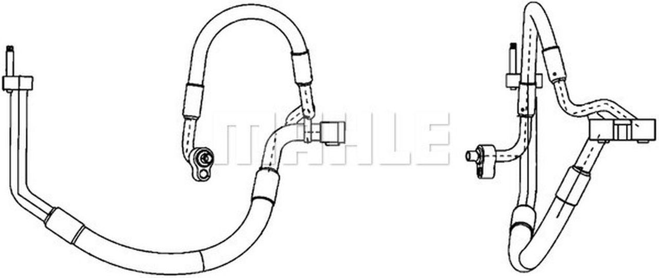 MAHLE PC Aircon pipes and hoses AP117000P