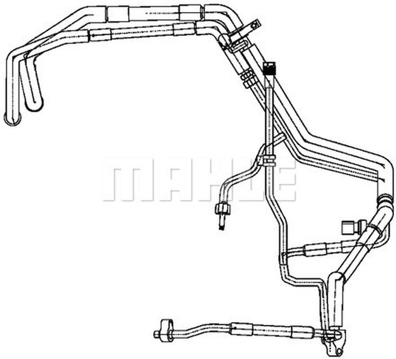 MAHLE LCV Aircon pipes and hoses AP135000P