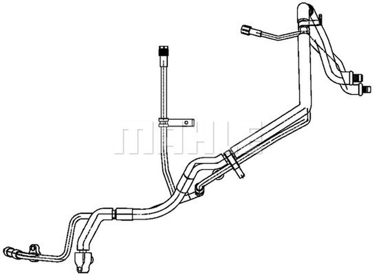 MAHLE LCV Aircon pipes and hoses AP136000P