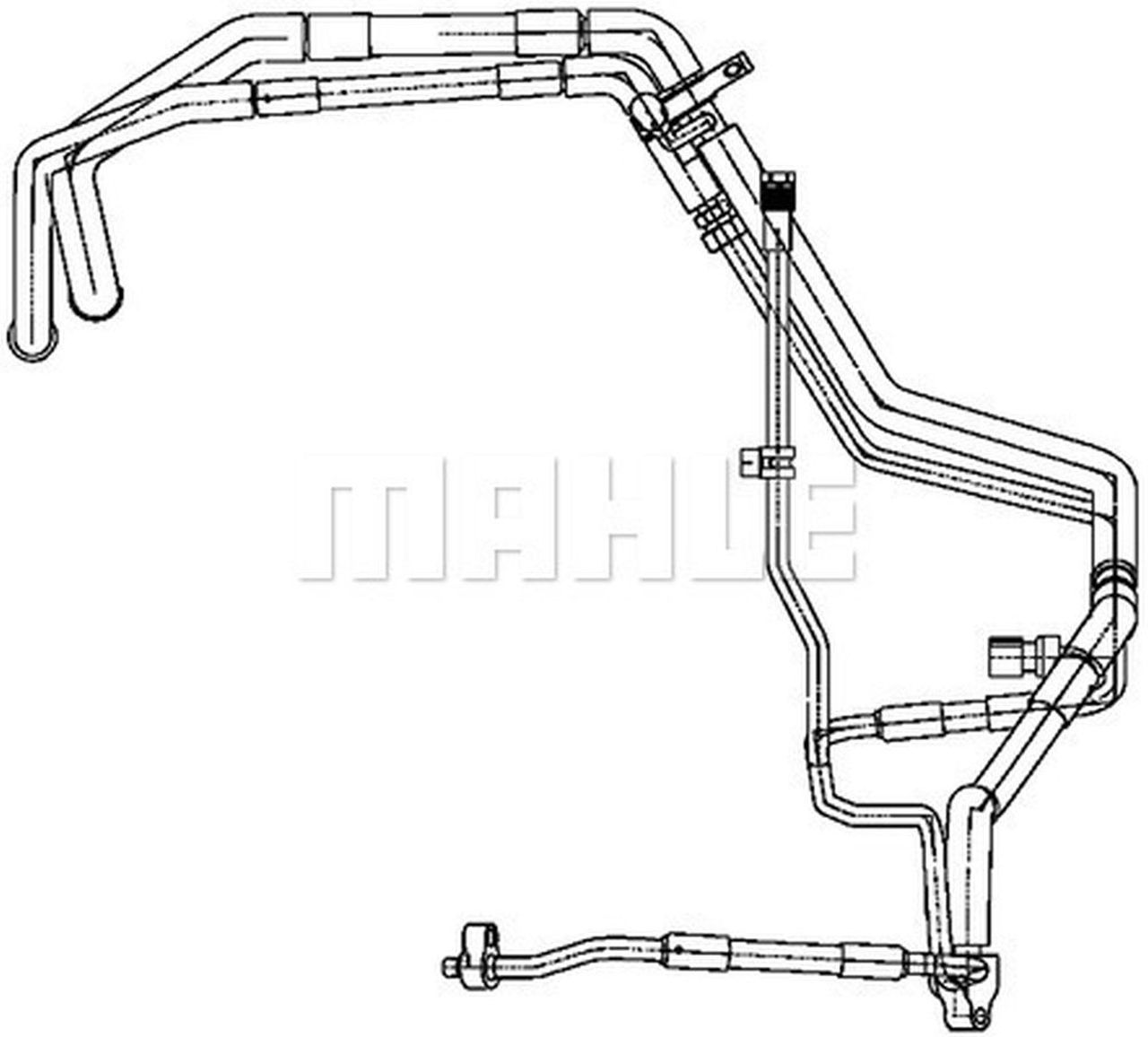 MAHLE LCV Aircon pipes and hoses AP136000P