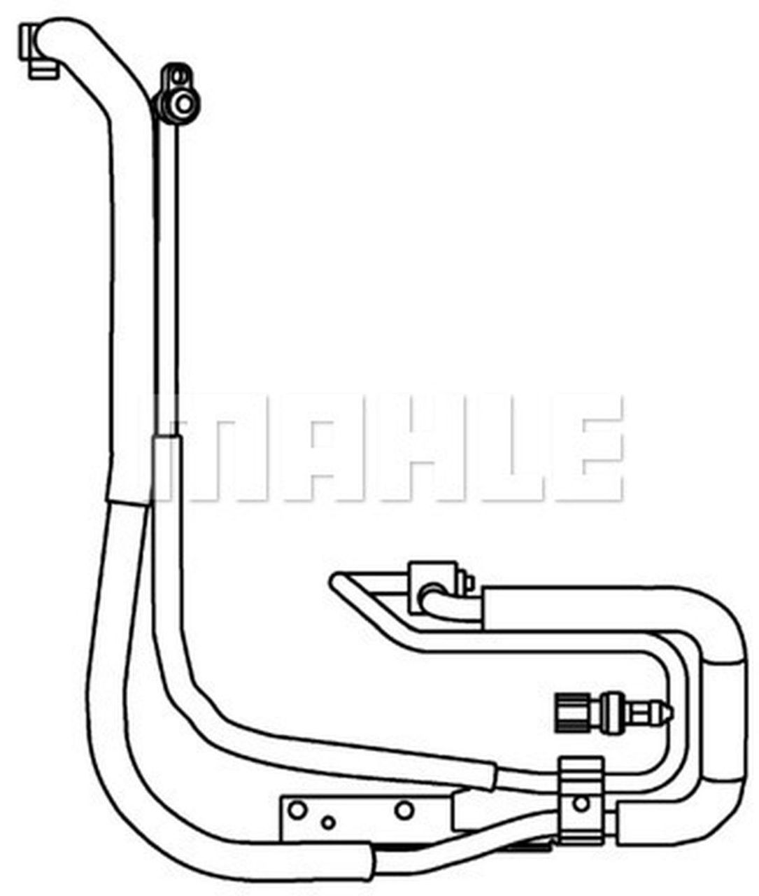 MAHLE LCV Aircon pipes and hoses AP95000P