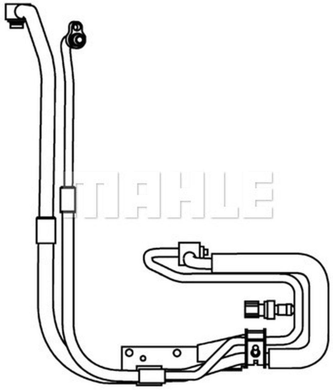 MAHLE LCV Aircon pipes and hoses AP96000P