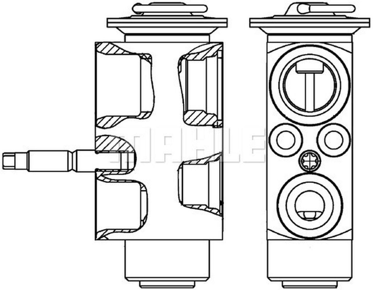 MAHLE PC Expansion valve and orifice tube AVE113000P