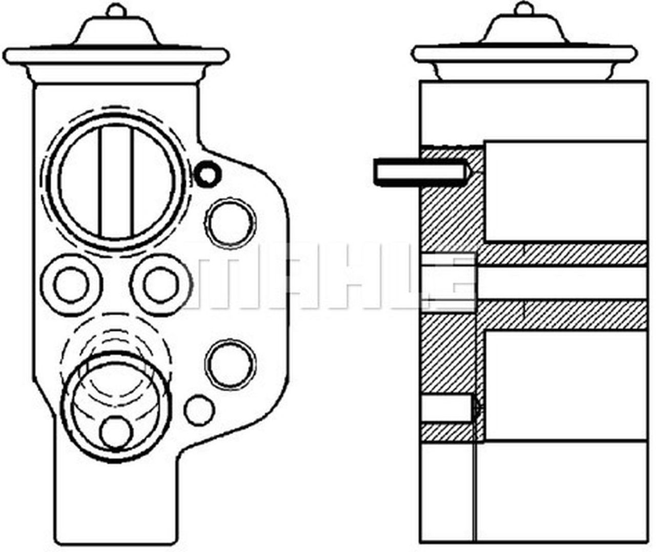 MAHLE PC Expansion valve and orifice tube AVE115000P