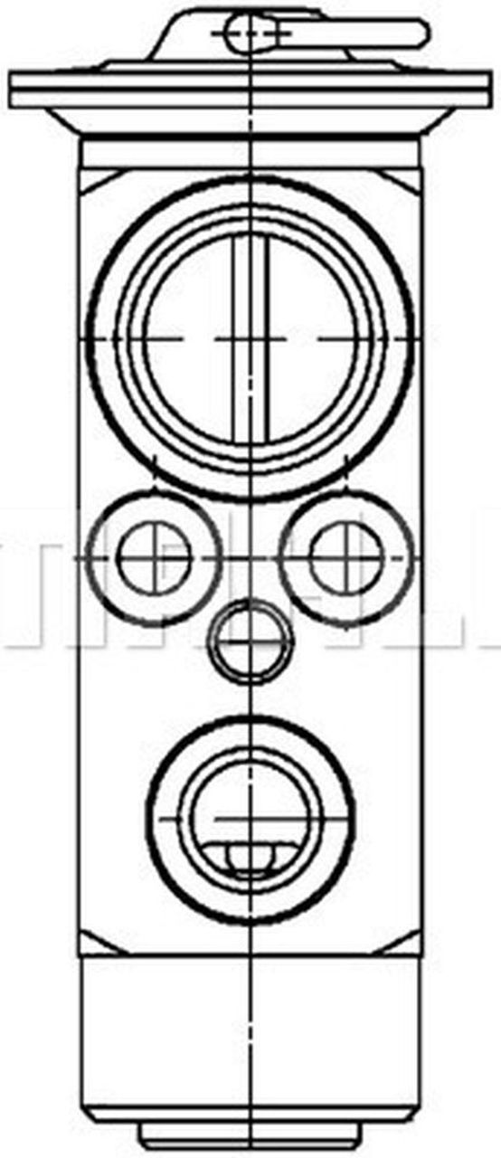 MAHLE Truck/Bus Expansion valve and orifice tube AVE23000P