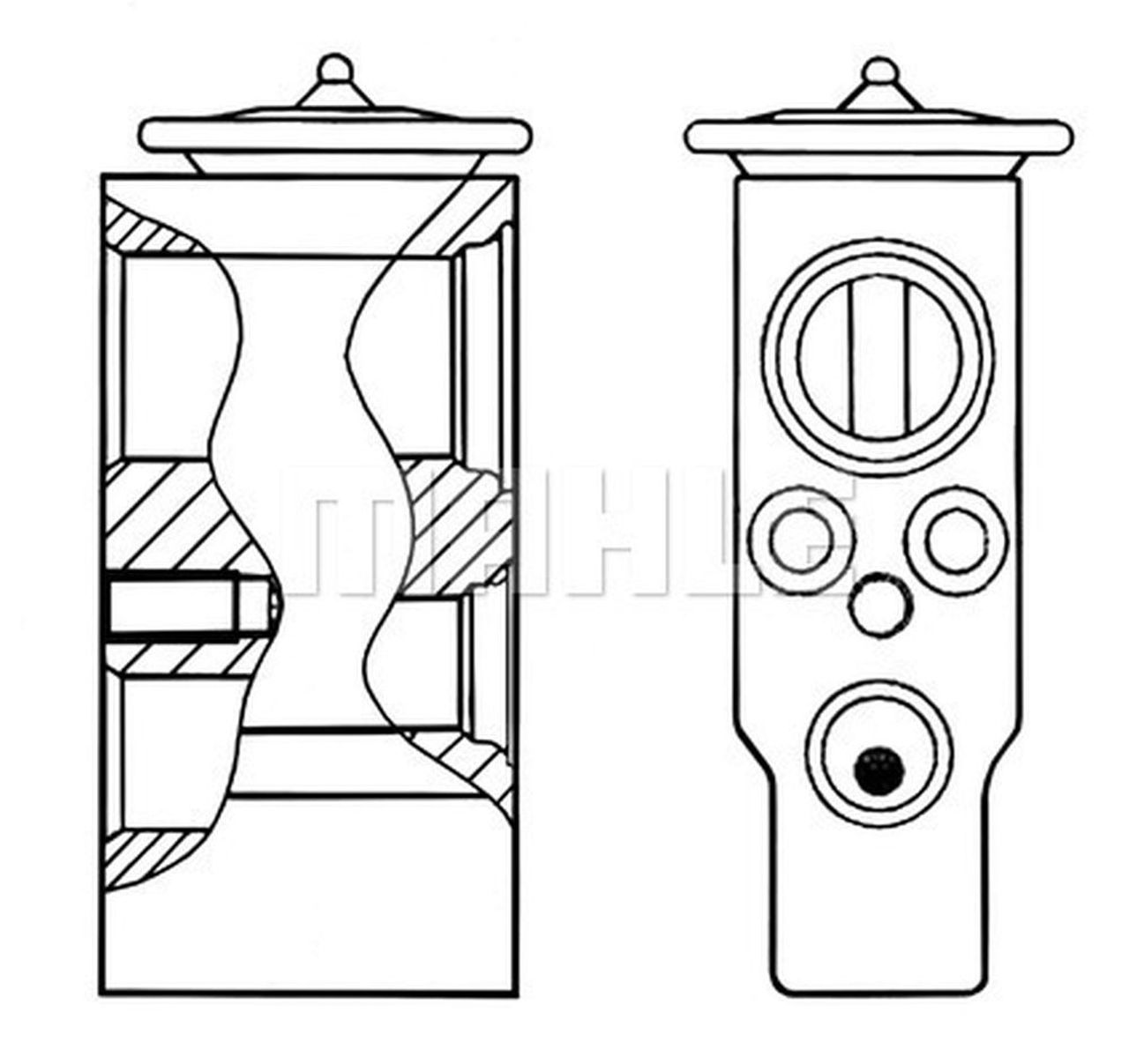 MAHLE PC Expansion valve and orifice tube AVE25000S