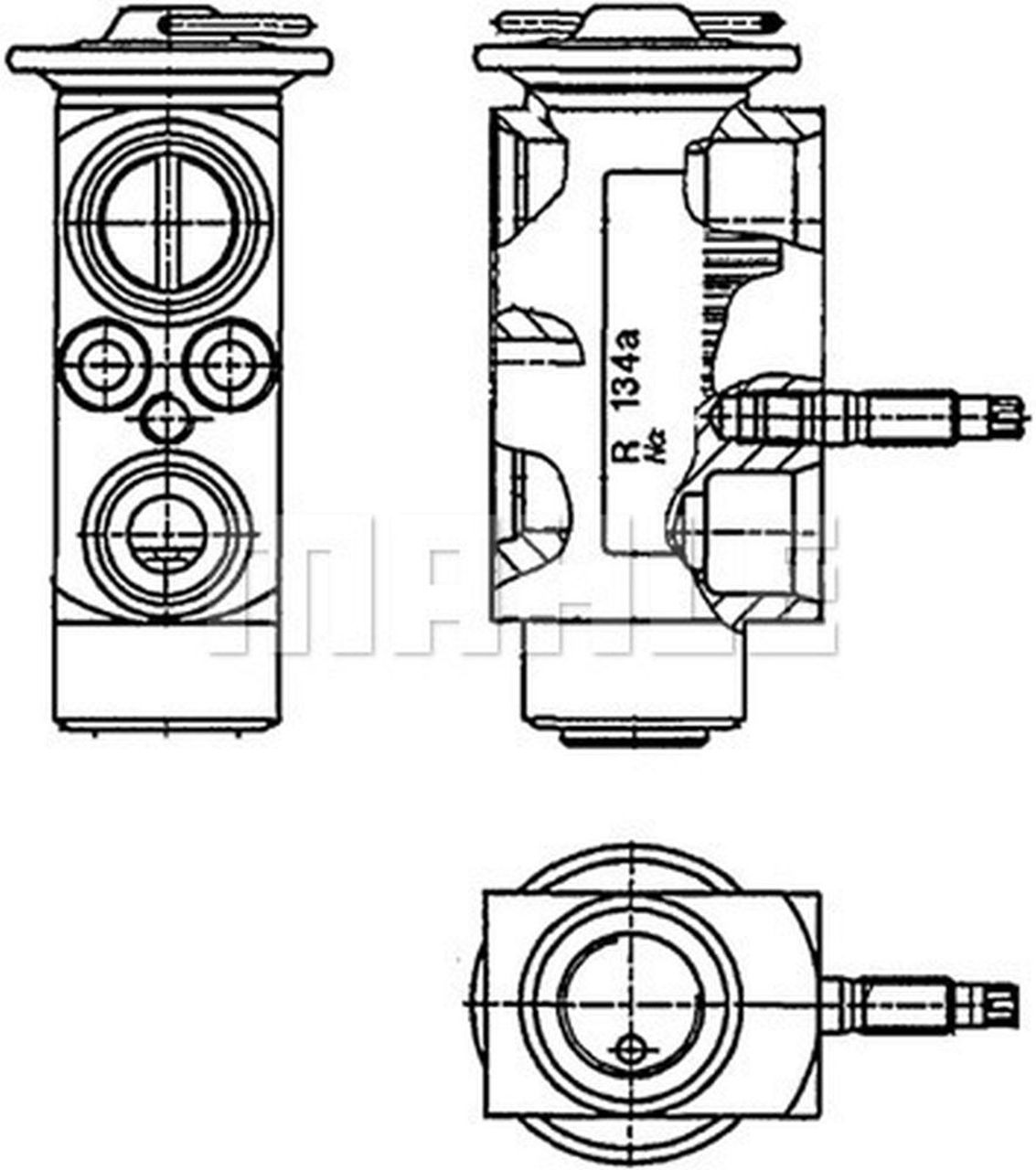 MAHLE PC Expansion valve and orifice tube AVE60000P