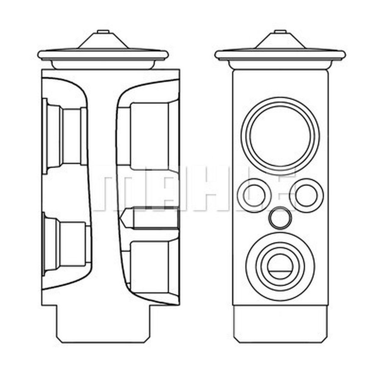 MAHLE PC Expansion valve and orifice tube AVE6000S