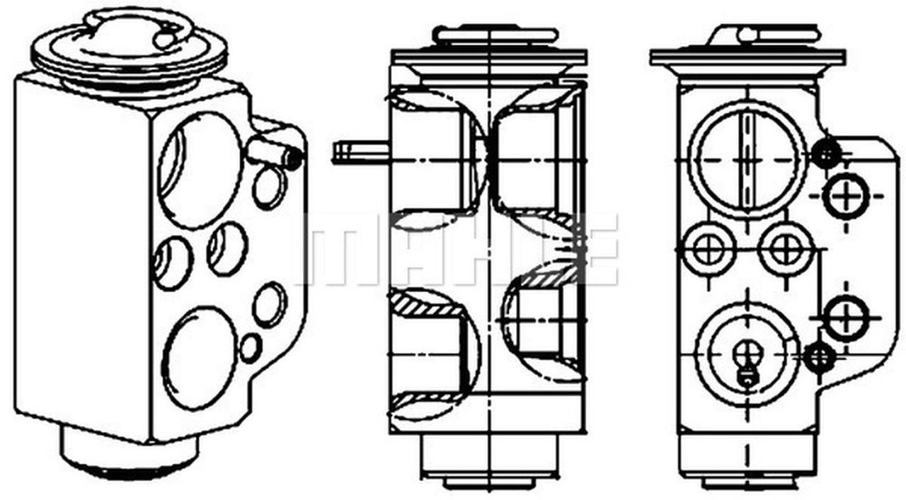 MAHLE PC Expansion valve and orifice tube AVE71000P