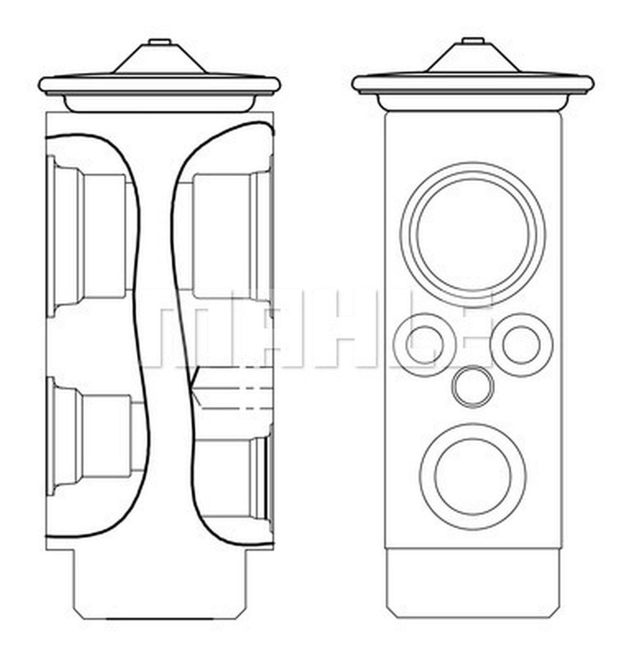 MAHLE PC Expansion valve and orifice tube AVE9000S