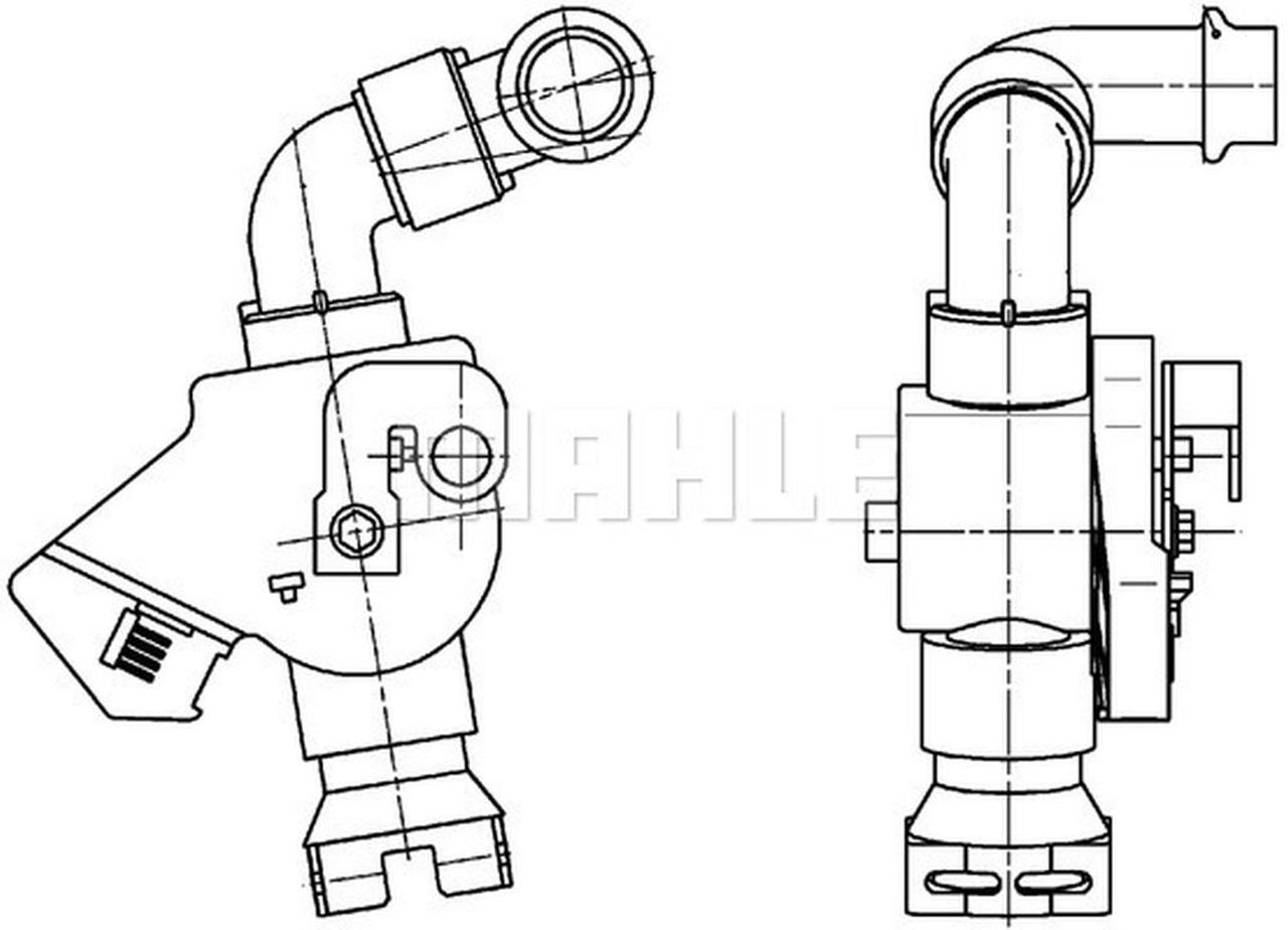 MAHLE Truck/Bus Aircon solenoid valve AVS3000P