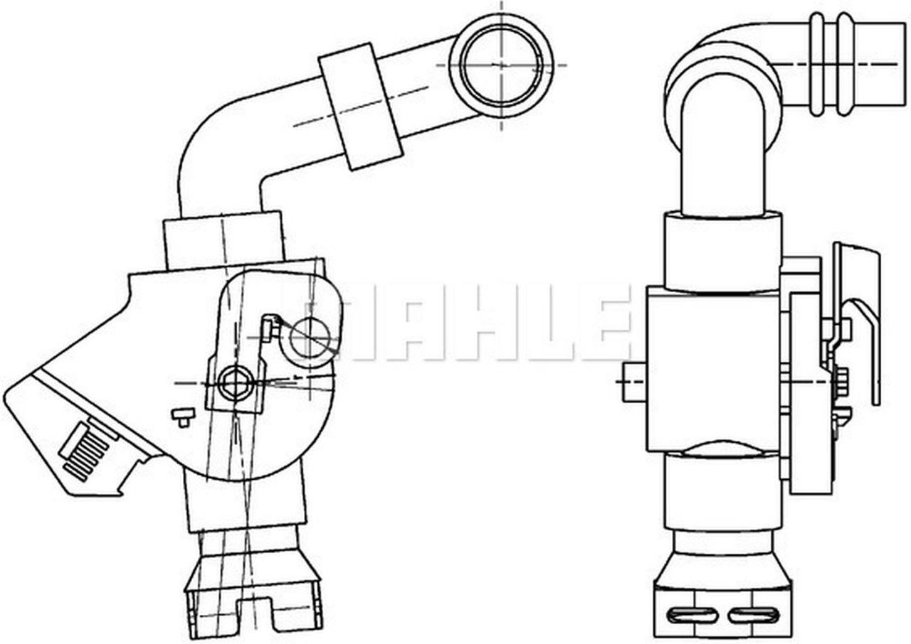 MAHLE Truck/Bus Aircon solenoid valve AVS5000P