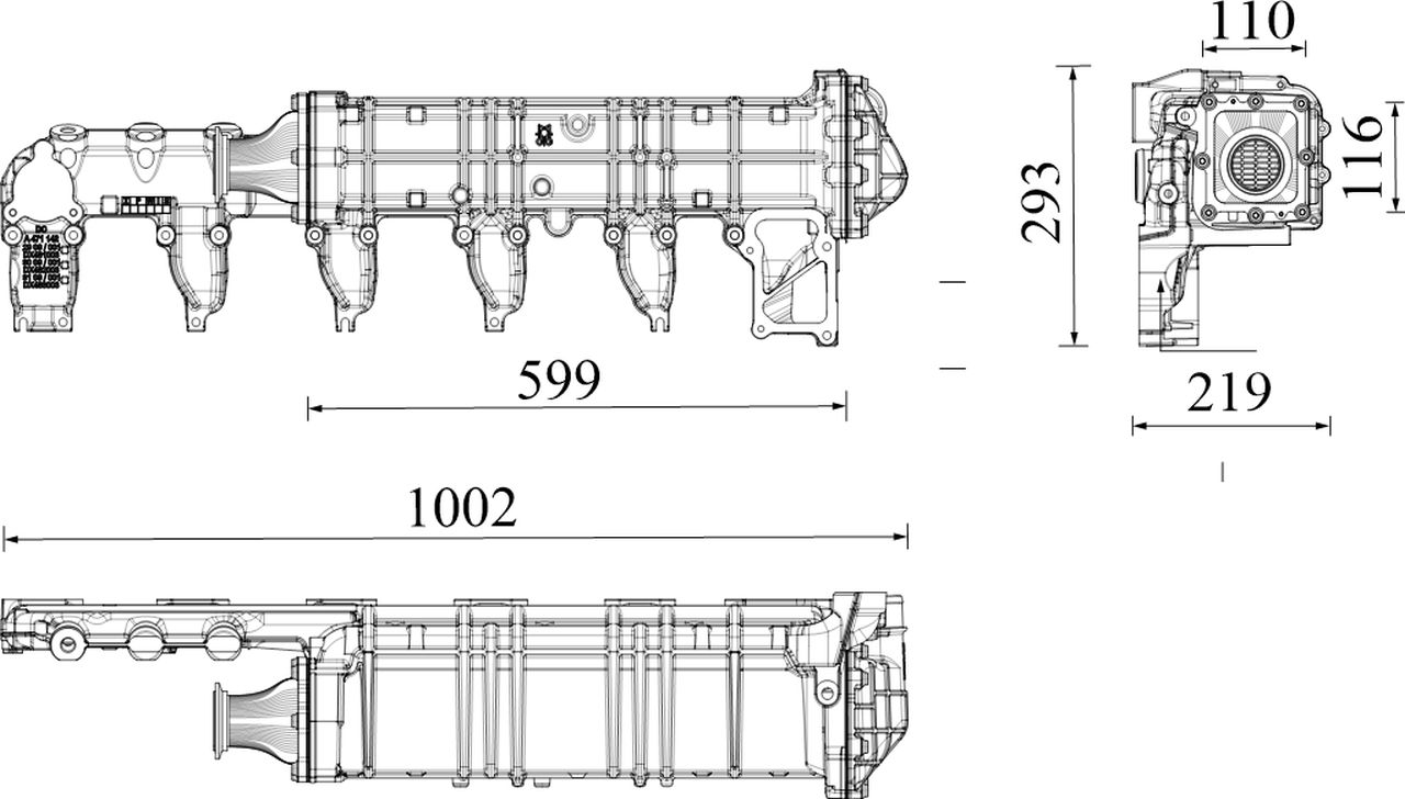 MAHLE Premium Line EGR Cooler CE38000P