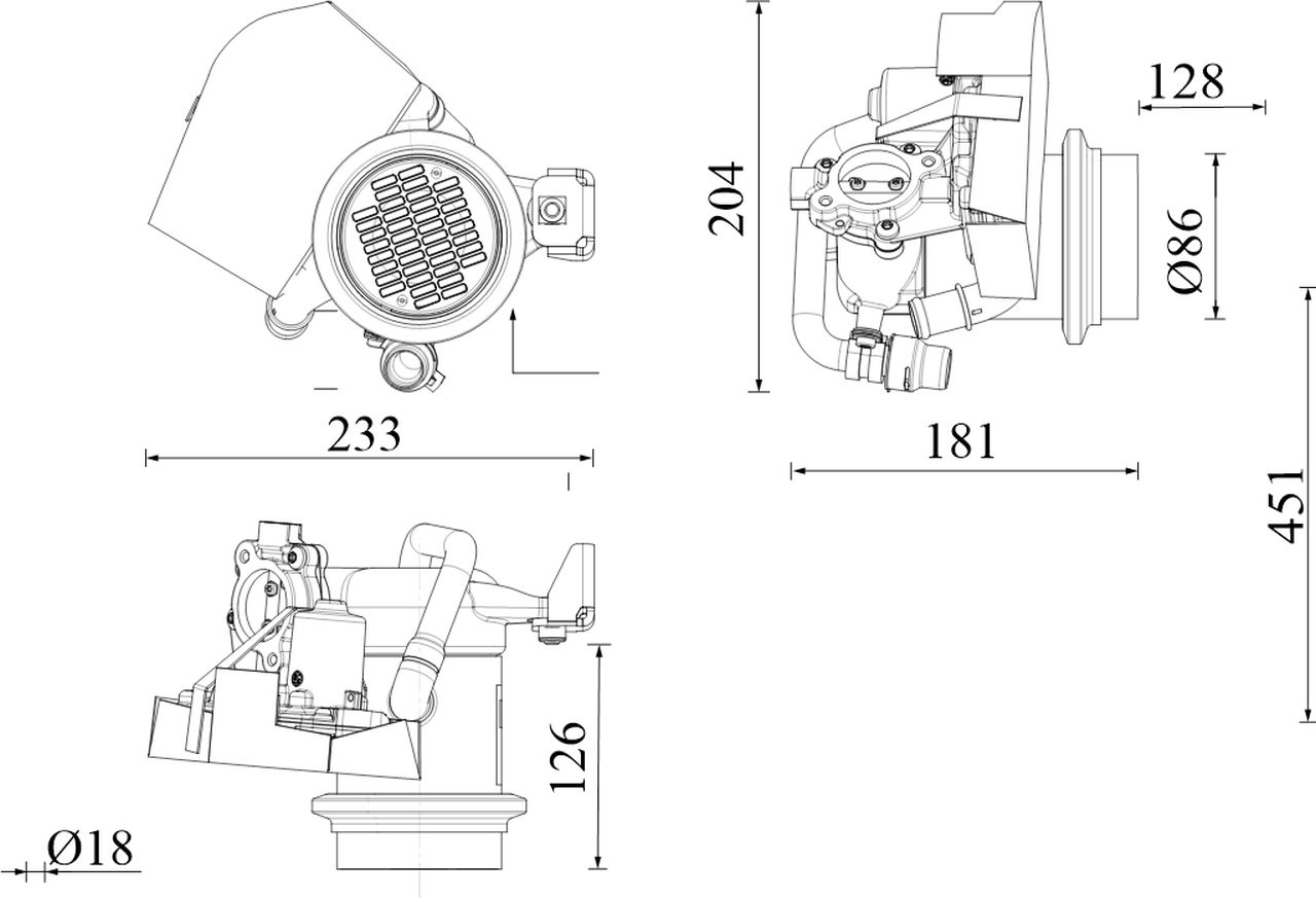 MAHLE Premium Line EGR Cooler CE40000P