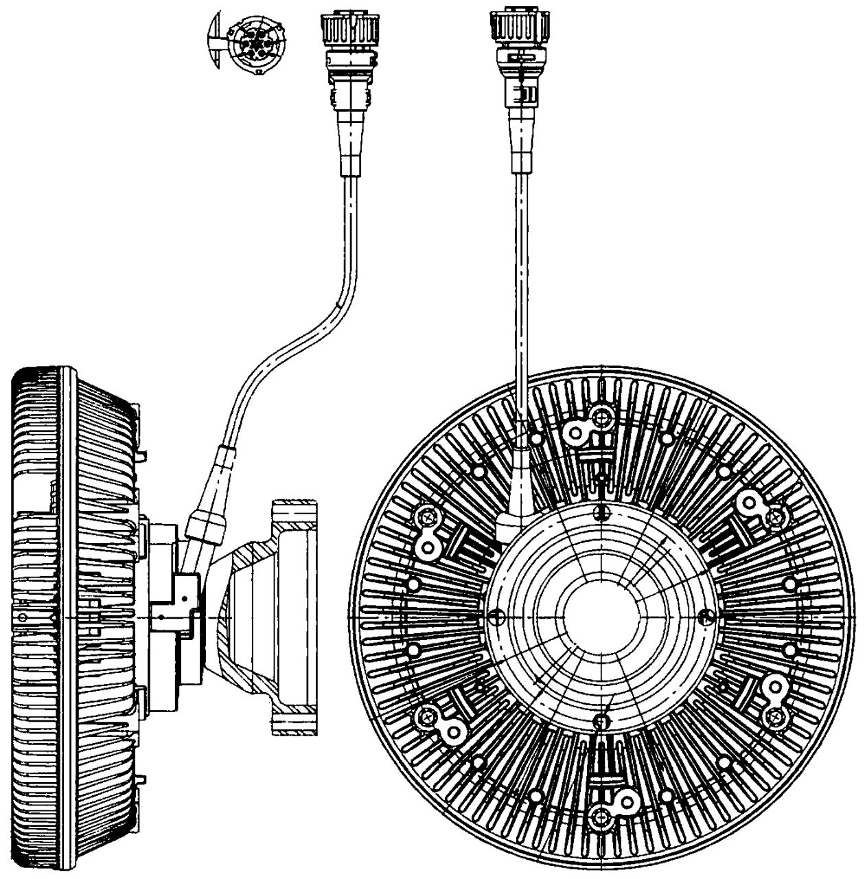 MAHLE Truck/Bus Radiator fan clutch CFC227000P