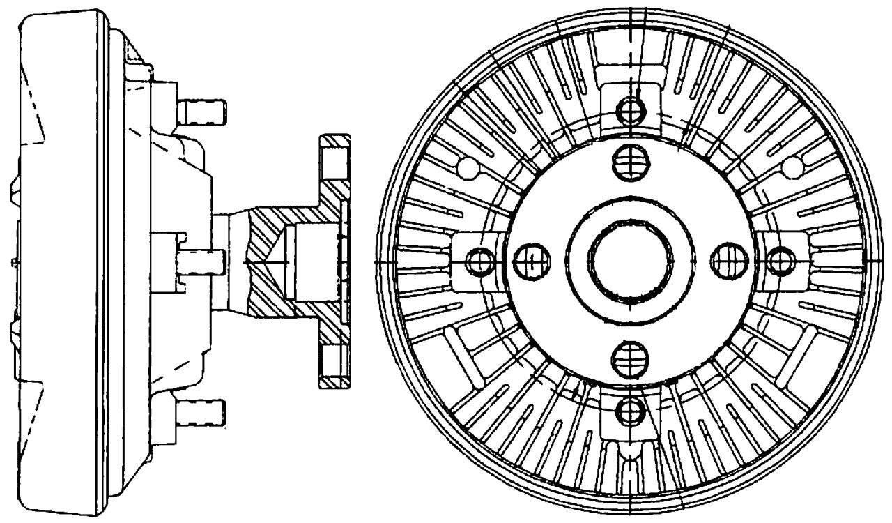 MAHLE OHW Radiator fan clutch CFC234000P
