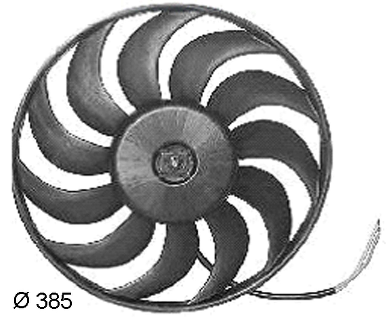 MAHLE PC Radiator/condenser fan  CFF135000S