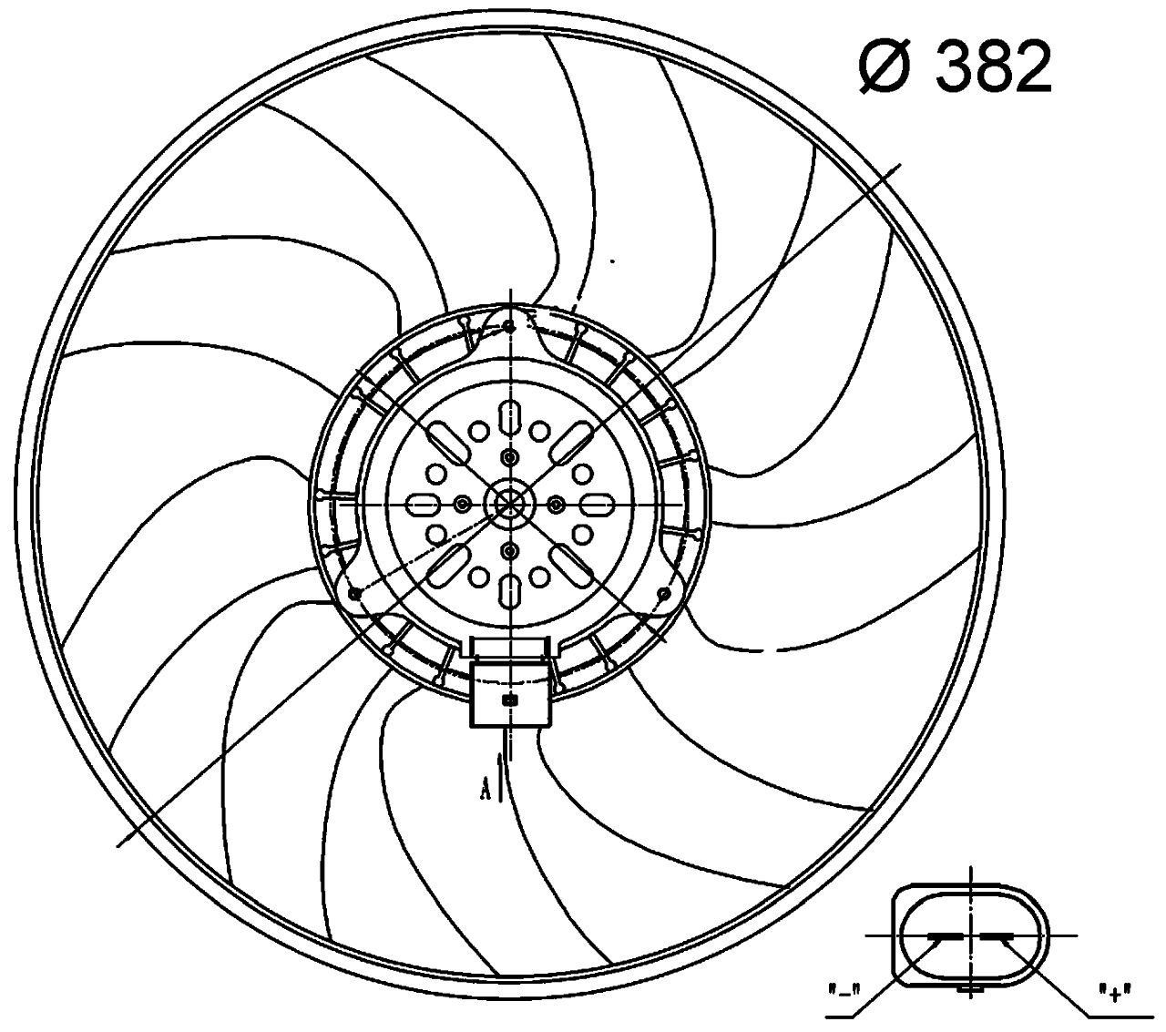 MAHLE PC Radiator/condenser fan  CFF32000S