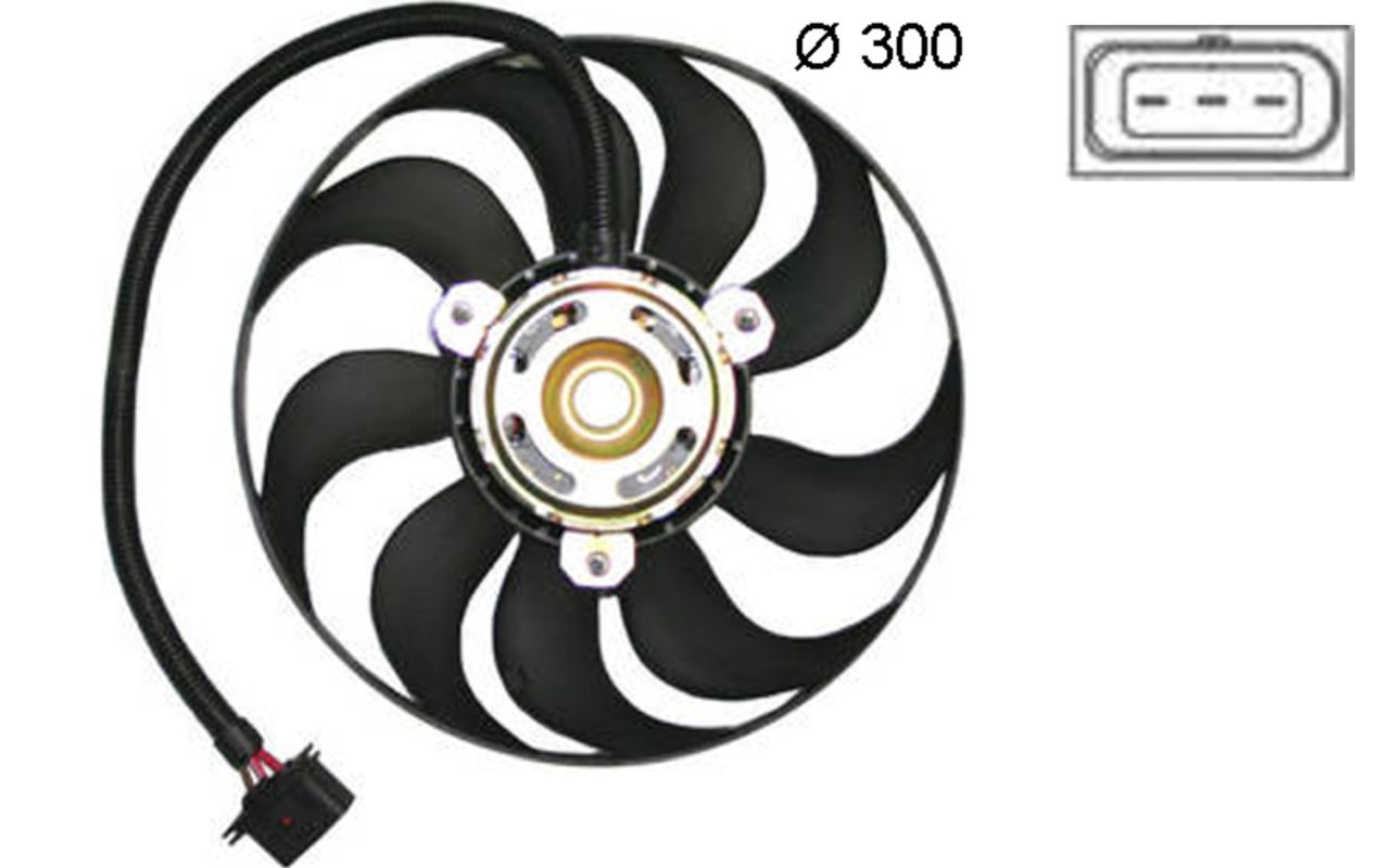 MAHLE PC Radiator/condenser fan  CFF377000S
