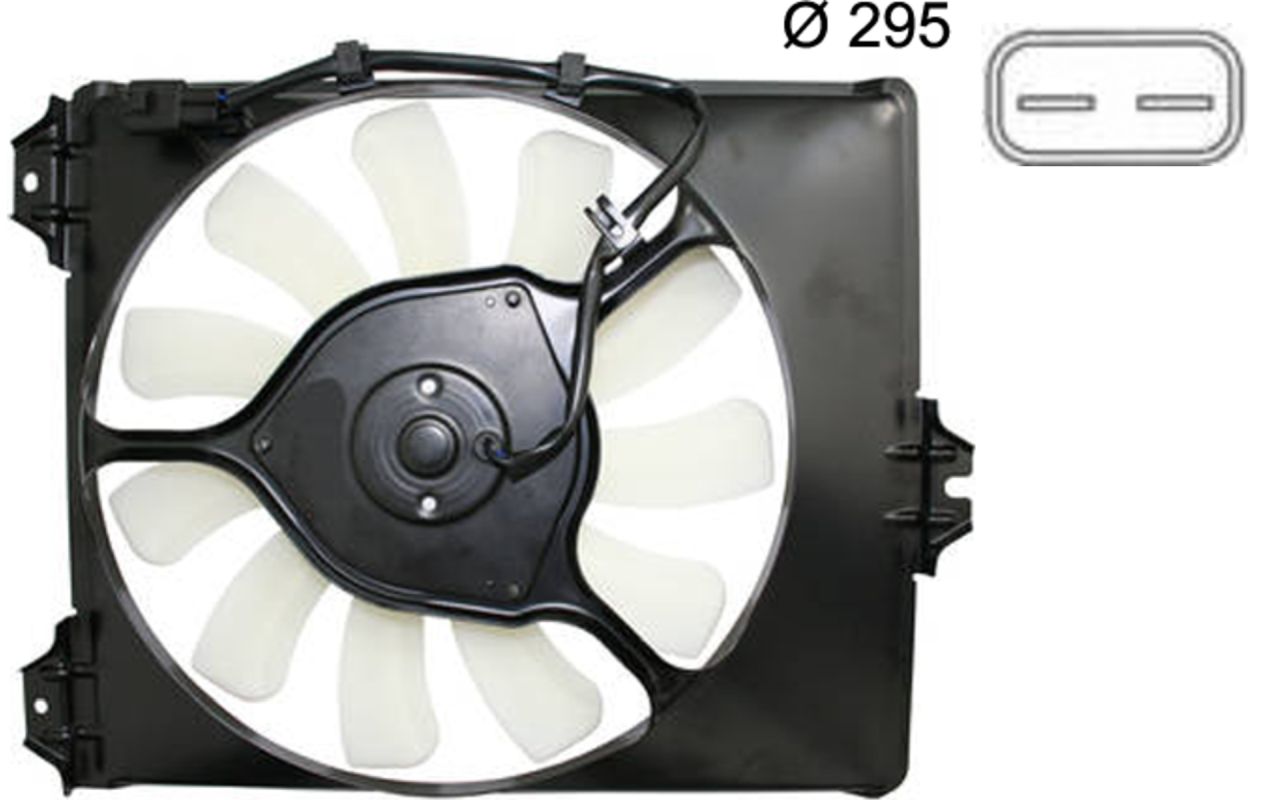 MAHLE PC Radiator/condenser fan  CFF390000S