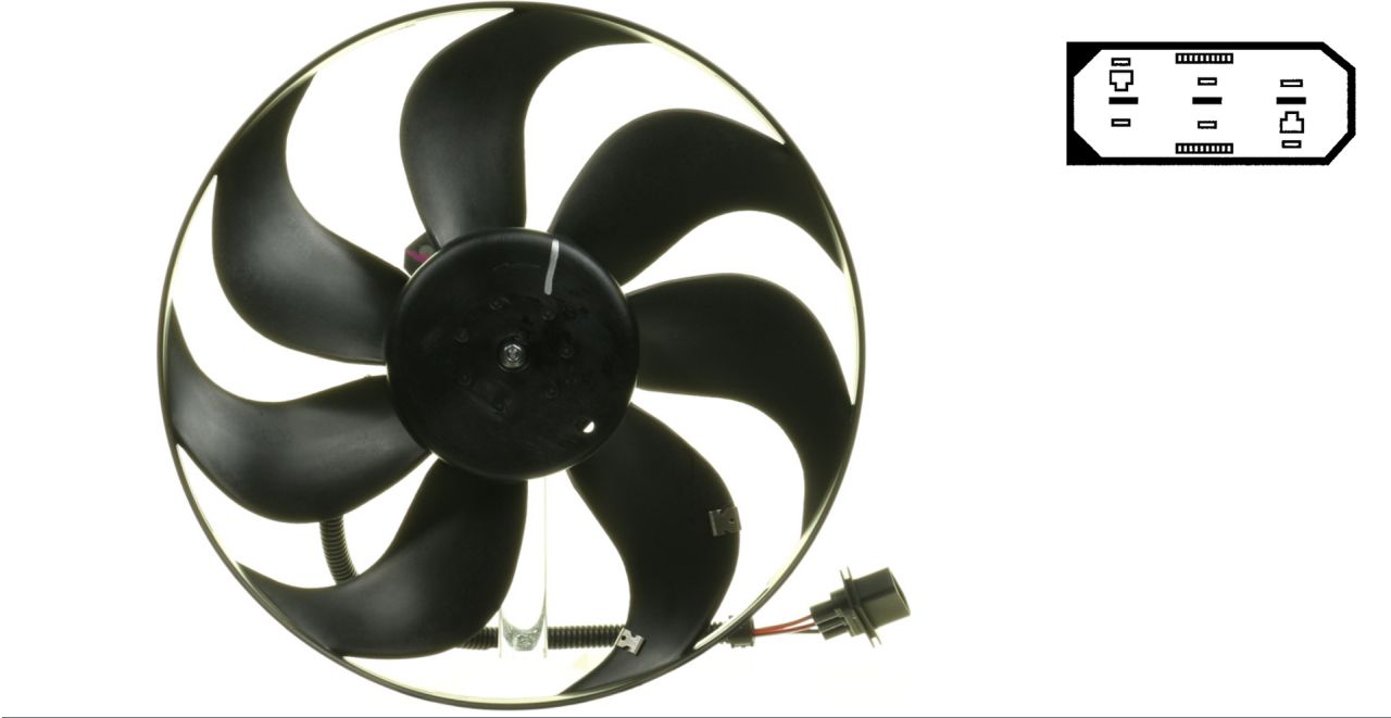 MAHLE PC Radiator/condenser fan  CFF8000P