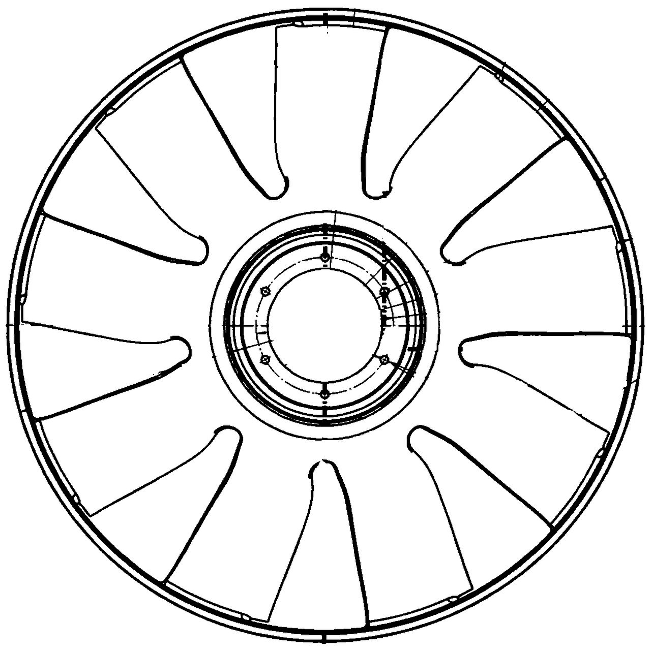 MAHLE Truck/Bus Fan wheel CFW72000P