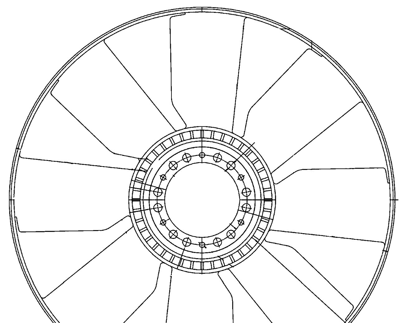 MAHLE Truck/Bus Fan wheel CFW76000P