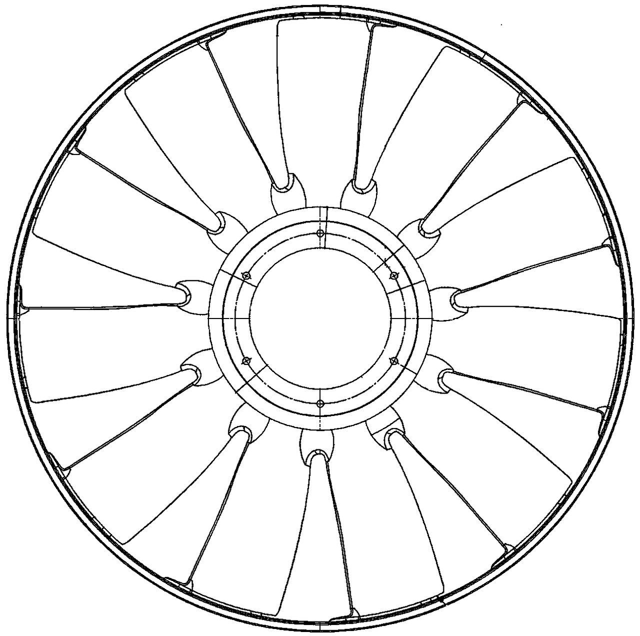 MAHLE Truck/Bus Fan wheel CFW80000P