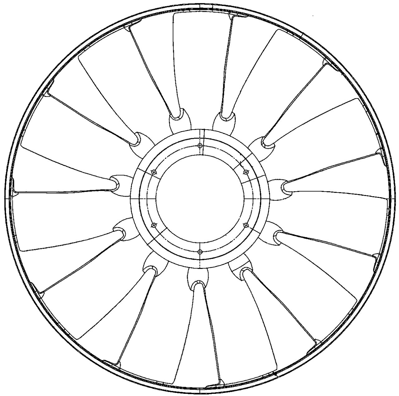 MAHLE Truck/Bus Fan wheel CFW80000P
