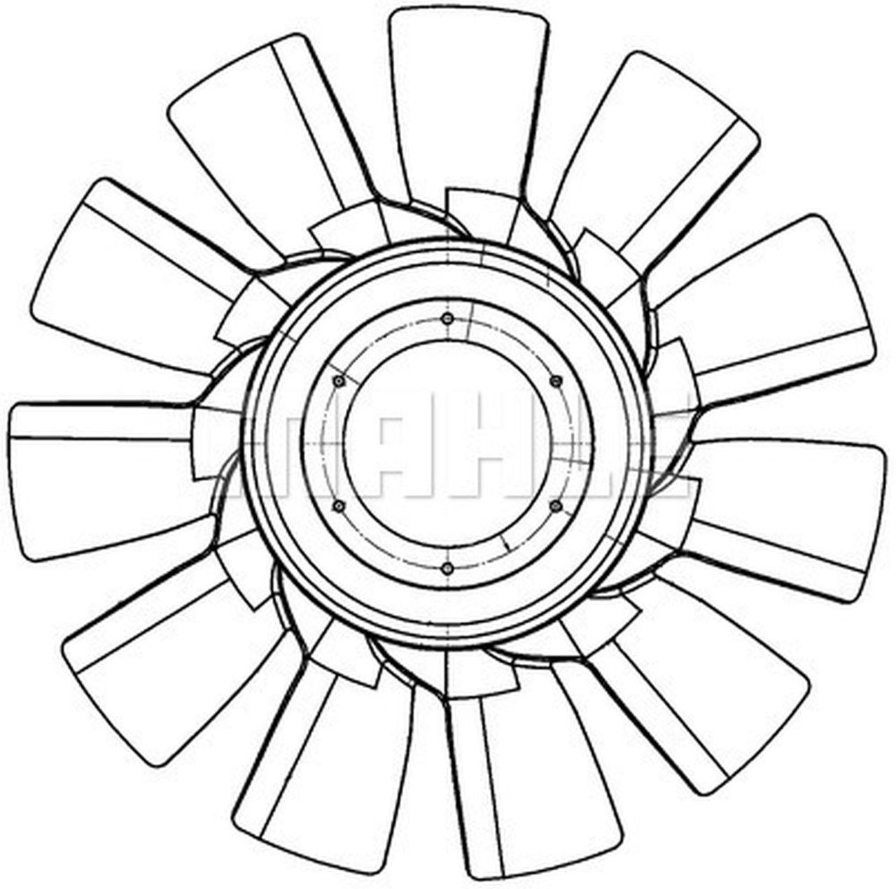 MAHLE Truck/Bus Fan wheel CFW82000P