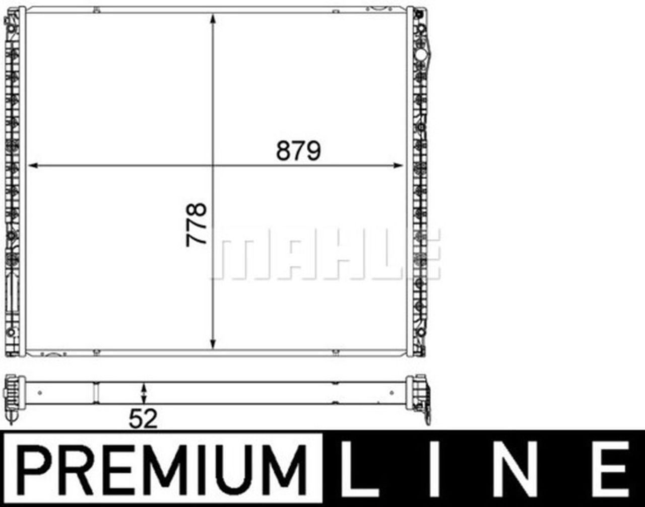 MAHLE Truck/Bus Low-temperature radiator CIR14000P
