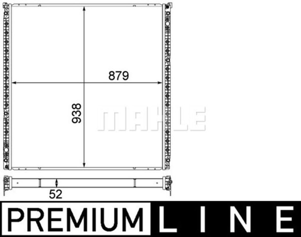 MAHLE Truck/Bus Low-temperature radiator CIR15000P