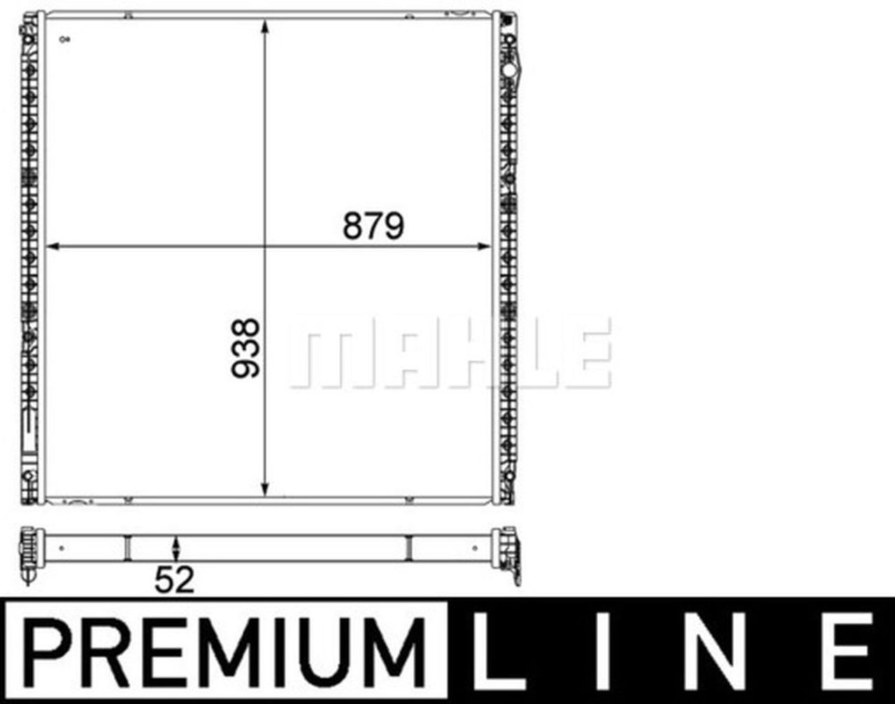 MAHLE Truck/Bus Low-temperature radiator CIR16000P