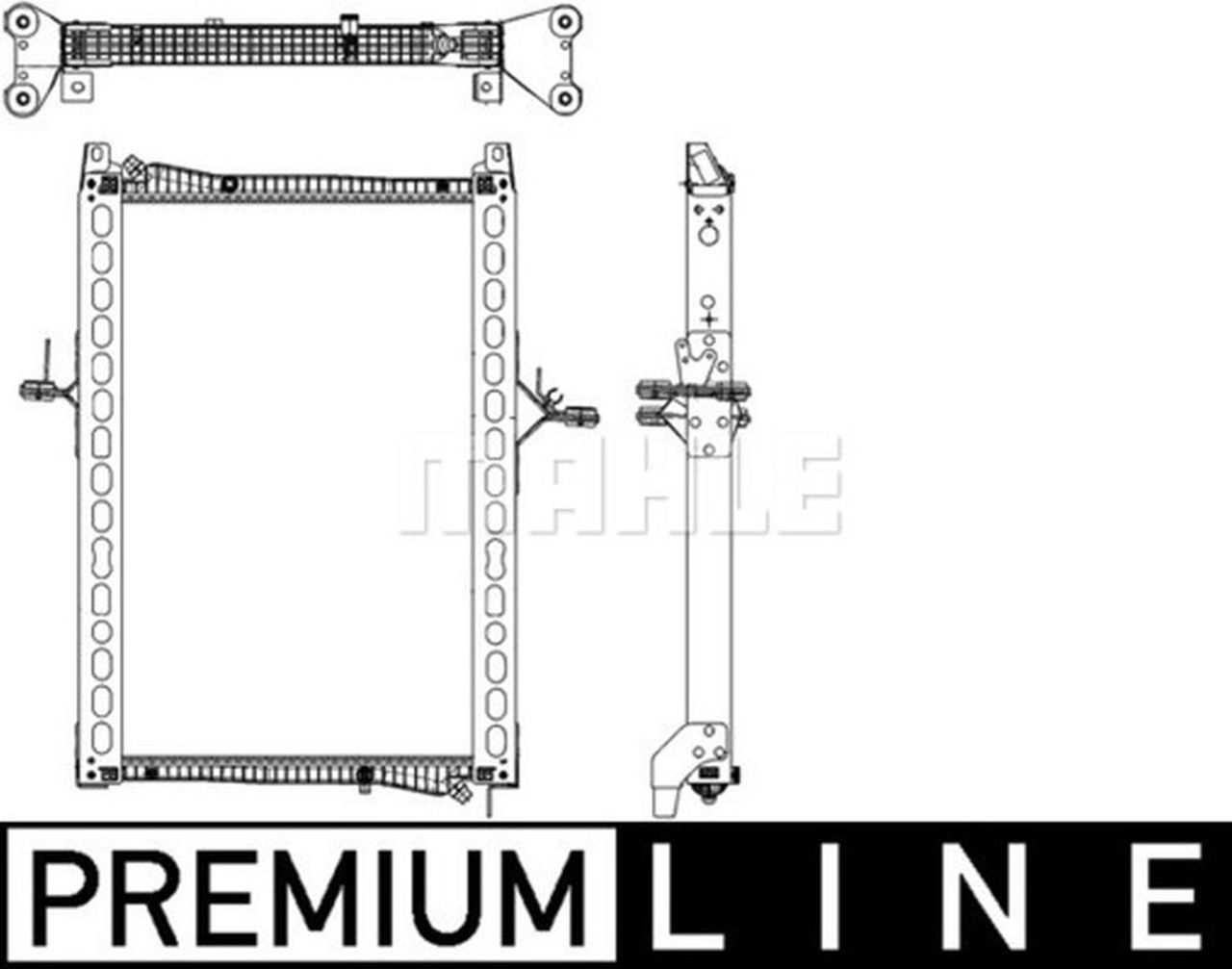 MAHLE Truck/Bus Low-temperature radiator CIR19000P