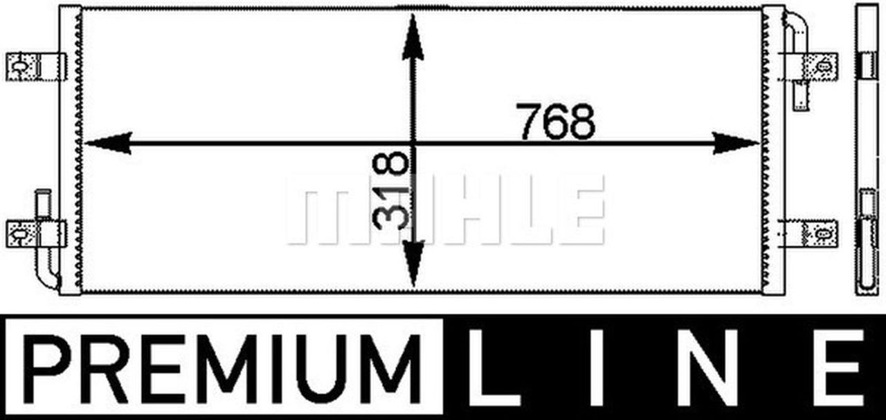 MAHLE Truck/Bus Low-temperature radiator CIR21000P