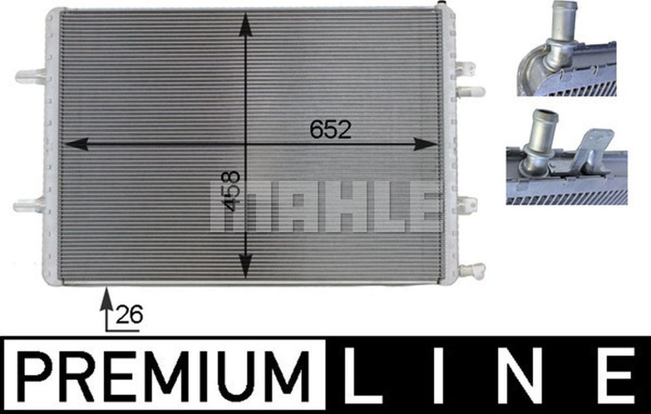 MAHLE PC Low-temperature radiator CIR3000P