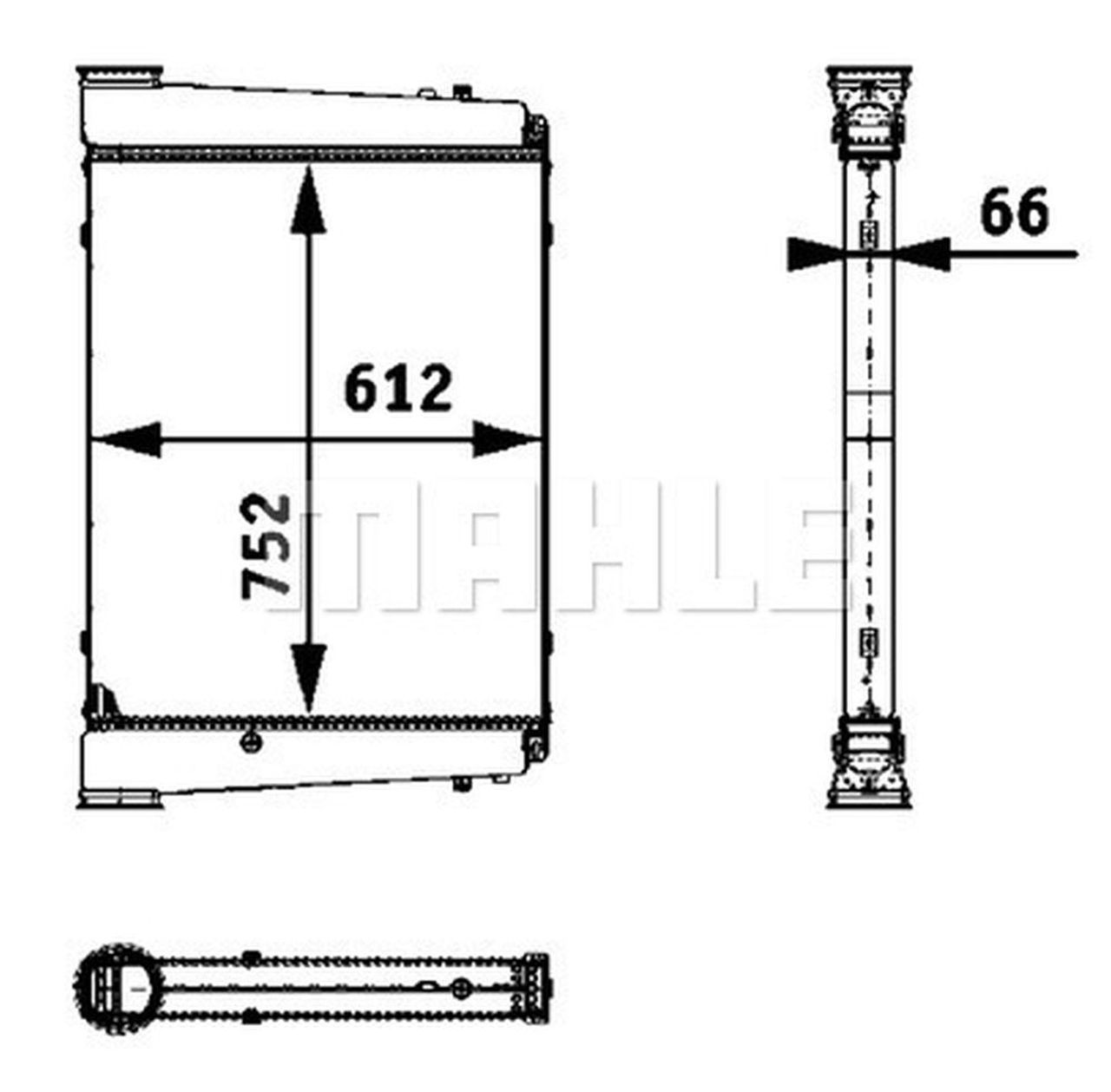 MAHLE Truck/Bus Charge air cooler CI120000P
