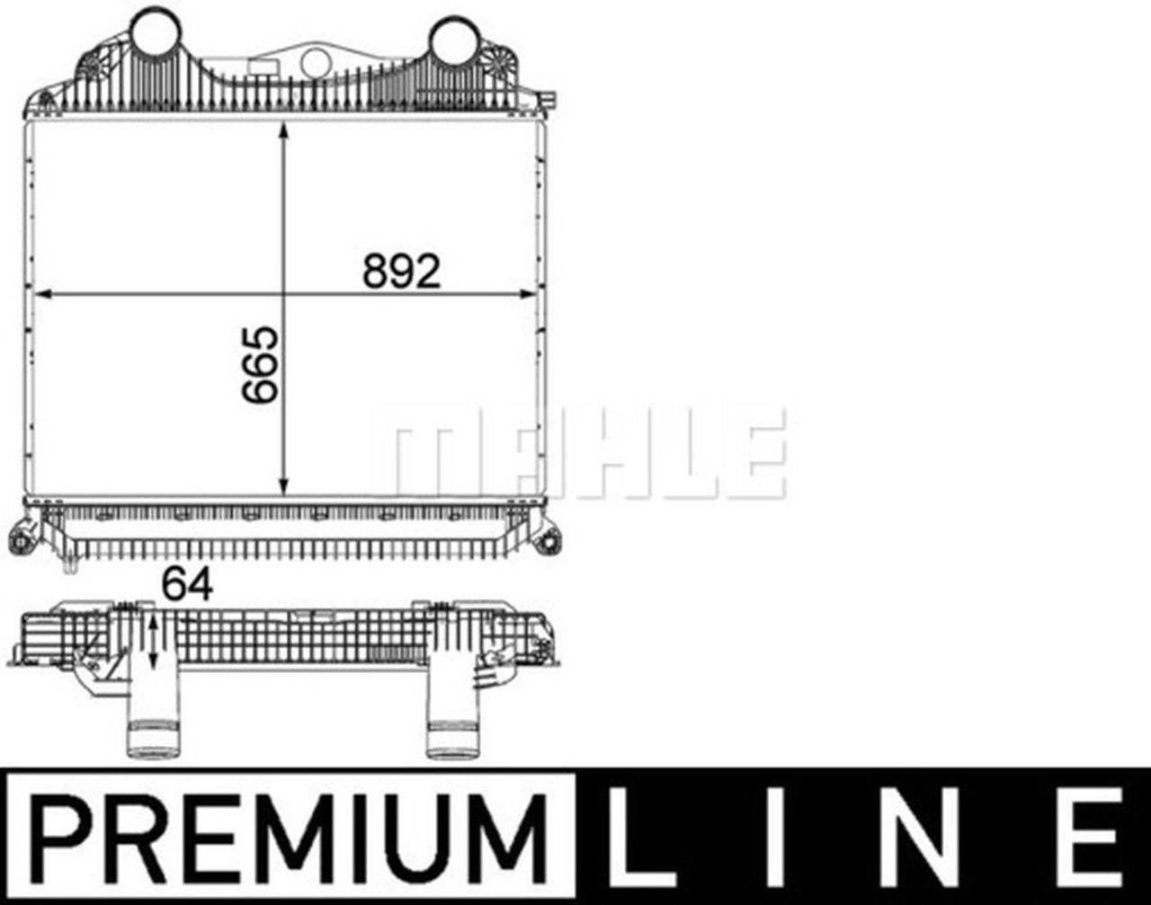 MAHLE Truck/Bus Charge air cooler CI123000P