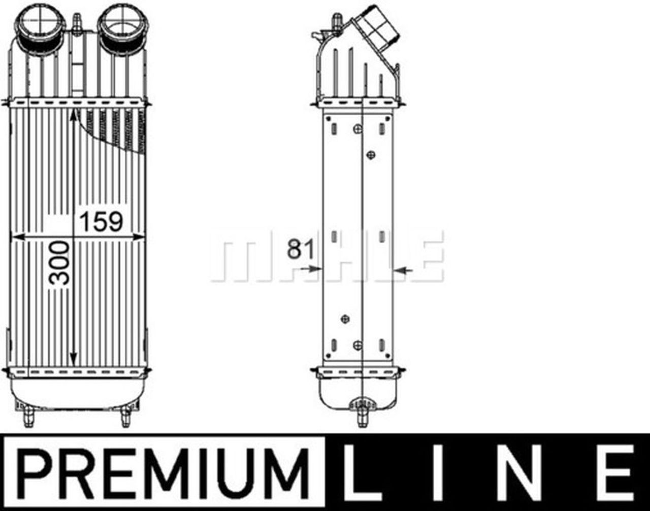 MAHLE PC Charge air cooler CI172000P