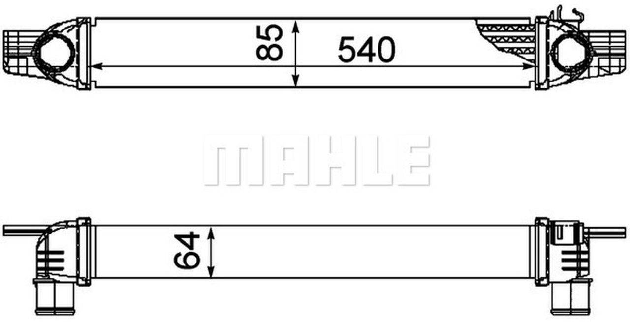 MAHLE PC Charge air cooler CI194000P