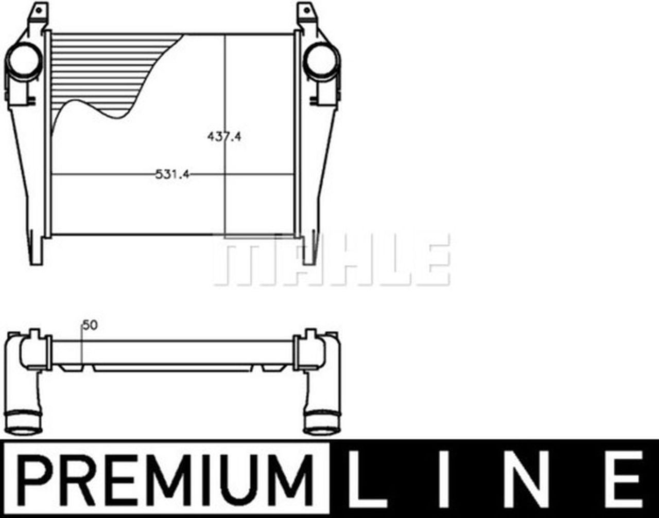 MAHLE Truck/Bus Charge air cooler CI267000P