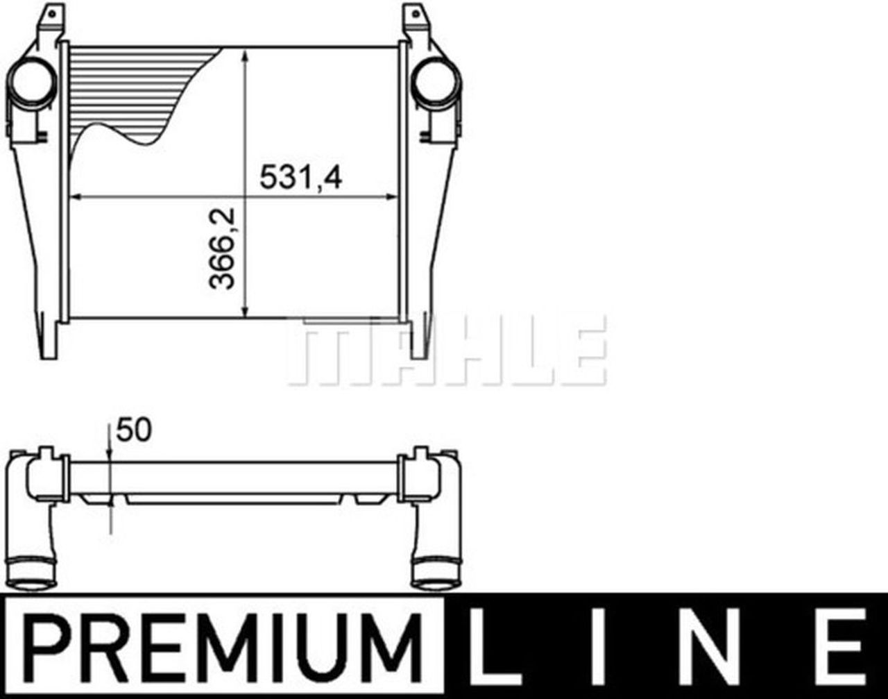 MAHLE Truck/Bus Charge air cooler CI268000P