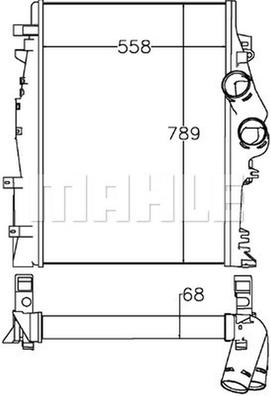 MAHLE Truck/Bus Charge air cooler CI269000P