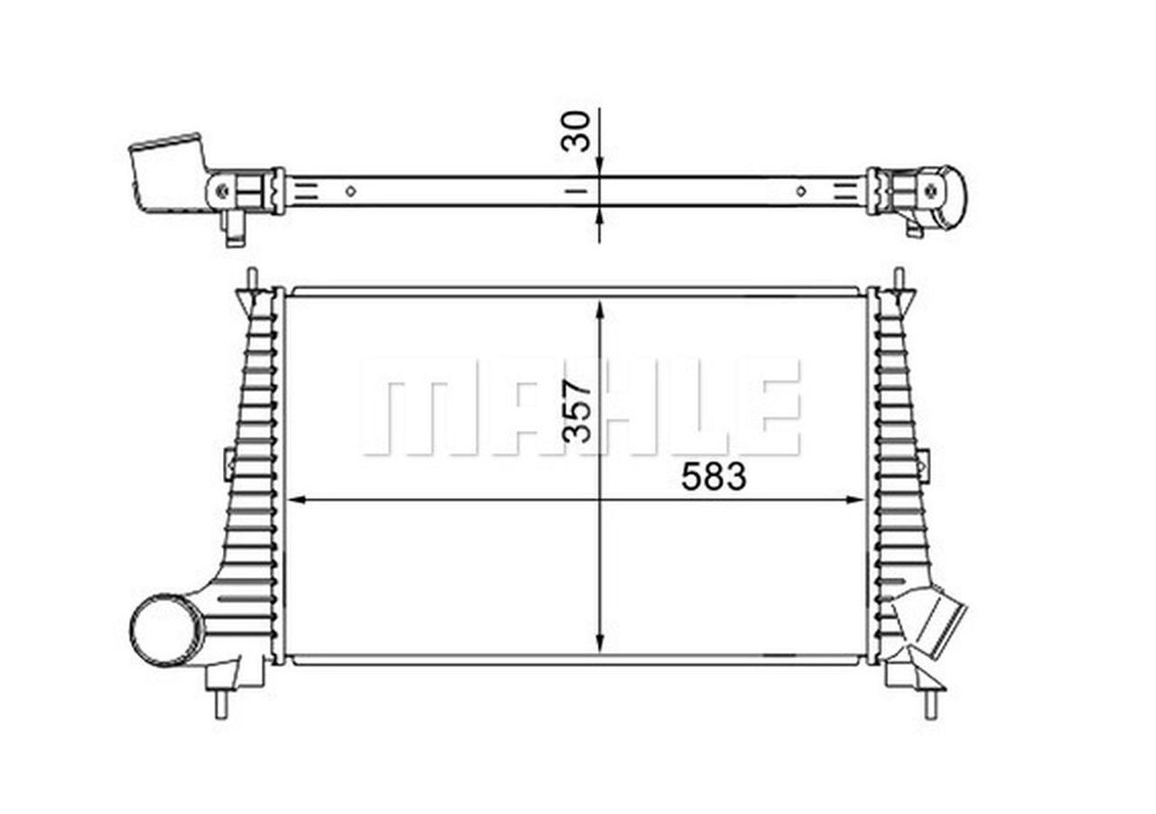 MAHLE PC Charge air cooler CI300000S